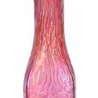 Art Deco Cranberry Silver Vases