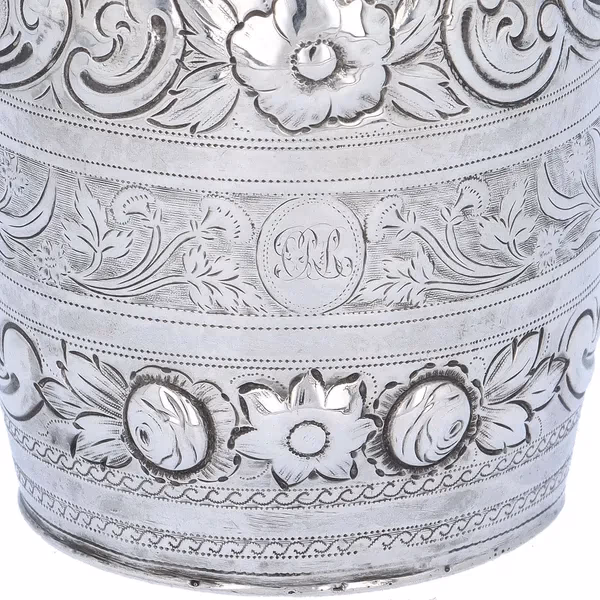 George III Silver Barrel Mug
