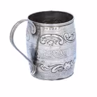 George III Silver Barrel Mug
