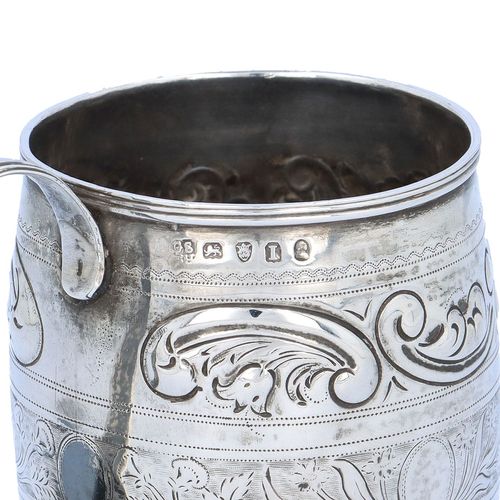 George III Silver Barrel Mug image-3