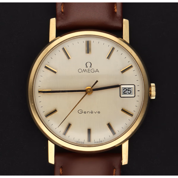 9ct Gold Omega Geneve Watch