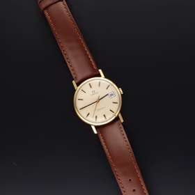 9ct Gold Omega Geneve Watch