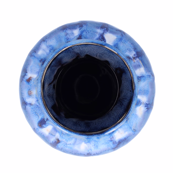 Anita Harris Art Pottery Unique Blue Vase