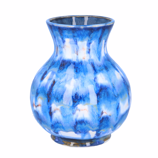 Anita Harris Art Pottery Unique Blue Vase