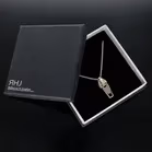 Silver Zip Pendant by Rebecca Joselyn
