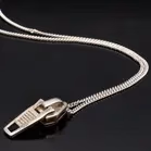 Silver Zip Pendant by Rebecca Joselyn