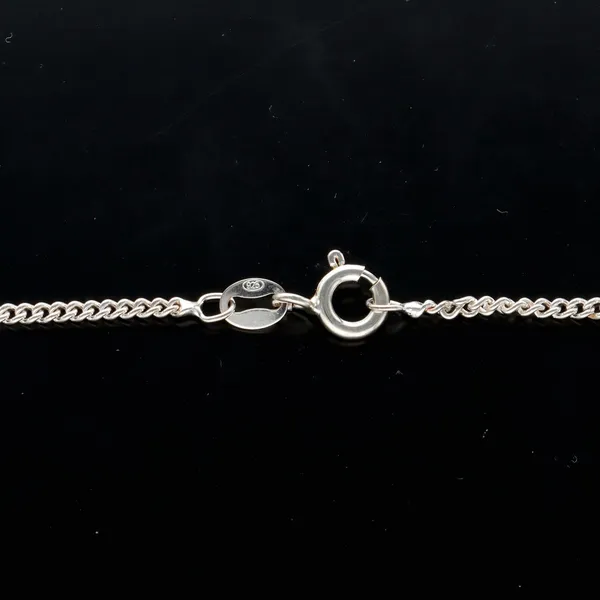 Silver Zip Pendant by Rebecca Joselyn