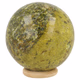Groene oppaal bol 56mm - 360° presentation