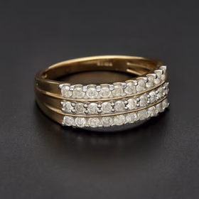 9ct Gold Diamond Ring