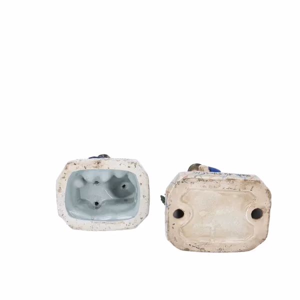Pair Of Staffordshire Pottery Figurines