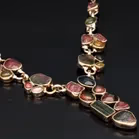 Silver Tourmaline Necklet