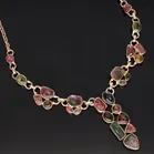 Silver Tourmaline Necklet
