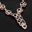 Silver Tourmaline Necklet