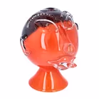 Large Rare Red Glass Head by Erik Hoglund and Jan Erik Ritzman