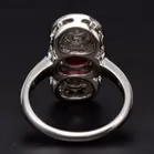 Platinum Ruby & Diamond Ring