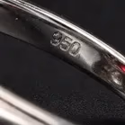 Platinum Ruby & Diamond Ring