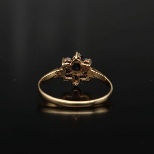 Vintage 9ct Gold Sapphire Ring image-4