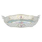 Dresden Porcelain Pierced Basket