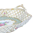 Dresden Porcelain Pierced Basket