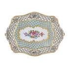 Dresden Porcelain Pierced Basket