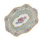 Dresden Porcelain Pierced Basket