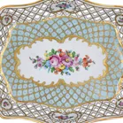 Dresden Porcelain Pierced Basket