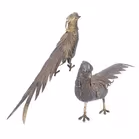 Mid 20th Century Pair of Silver Pheasants