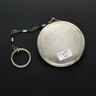 Silver Enamelled Chain Compact
