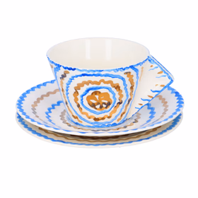 Clarice Cliff Art in Industry Conical Trio by Eva Crofts