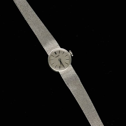 20th Century 9ct White Gold Tissot Watch image-1