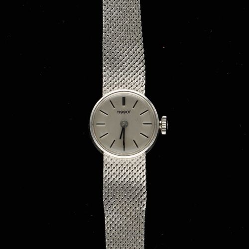 20th Century 9ct White Gold Tissot Watch image-2