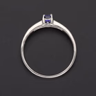 18ct White Gold Tanzanite & Diamond Ring