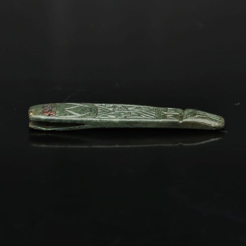 7th - 8th Century AD Anglo Saxon Bronze Strapend image-3