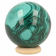 Malachiet bol 42mm - 360° presentation