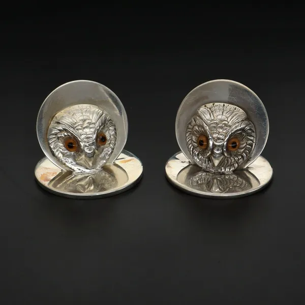 George V Cased Set Of Four Menu Holders