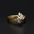 18ct Gold Diamond Cluster Ring