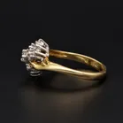 18ct Gold Diamond Cluster Ring