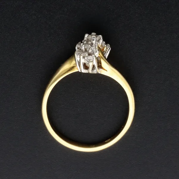 18ct Gold Diamond Cluster Ring