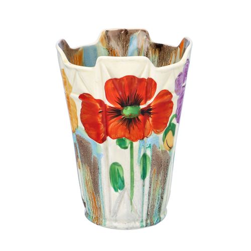 Early 20th Century Clarice Cliff “Delecia Poppy” 451 Vase image-1
