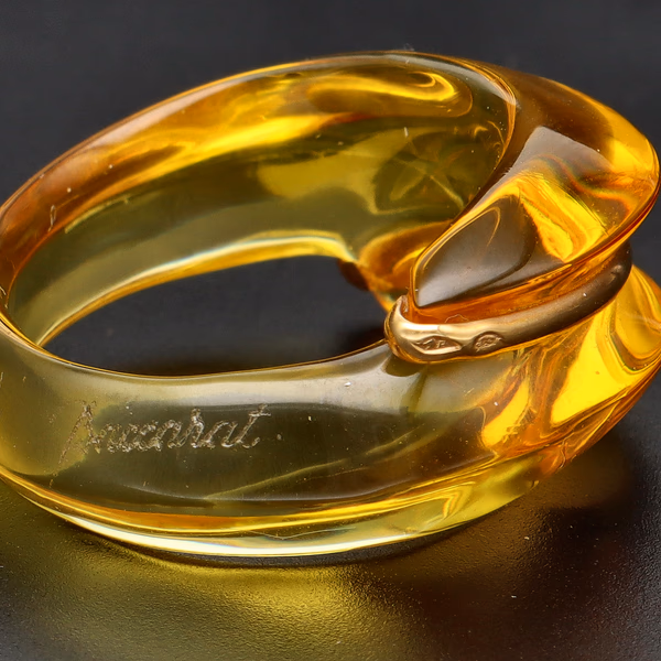 Baccarat Coquillage Amber Ring