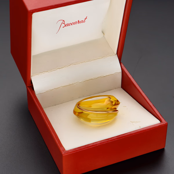 Baccarat Coquillage Amber Ring