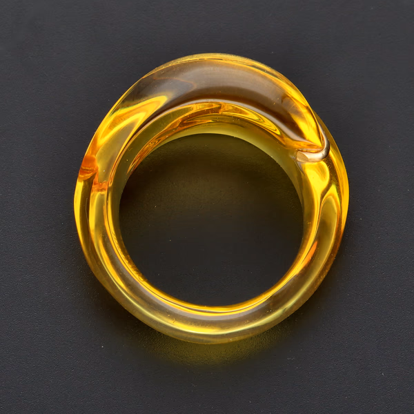 Baccarat Coquillage Amber Ring