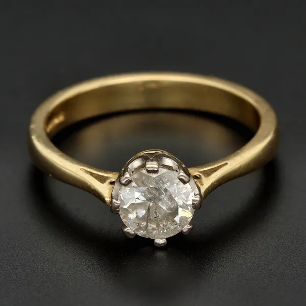 18ct Gold 0.80ct  Diamond Ring