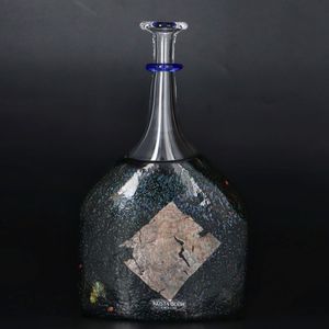 Kosta Boda Green Bottle Vase by Bertil Vallien