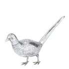 Pair of Silver Cock and Hen Pheasants