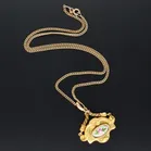 Rococo Style Enamel Pendant Necklace