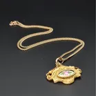 Rococo Style Enamel Pendant Necklace