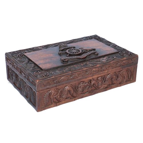 Anglo Indian Chinese Style Cigar Box image-1