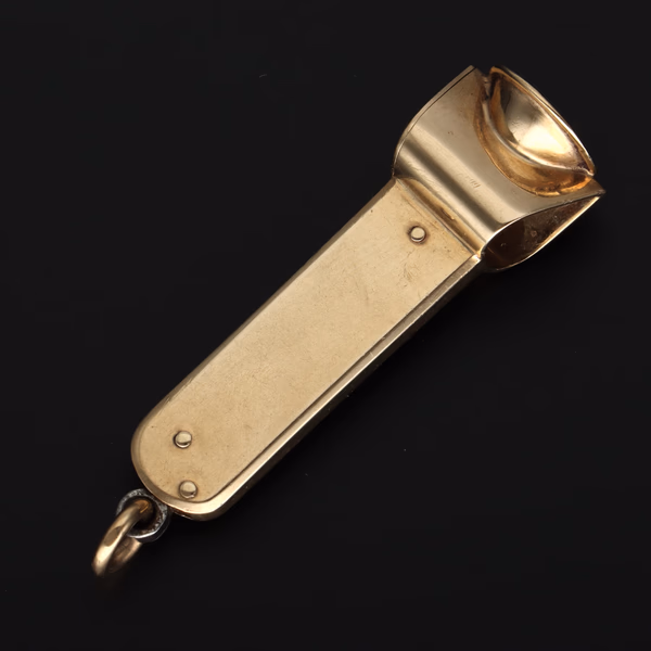 9ct Gold Cigar Cutter