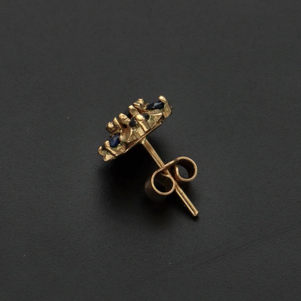 9ct Gold Sapphire Earrings